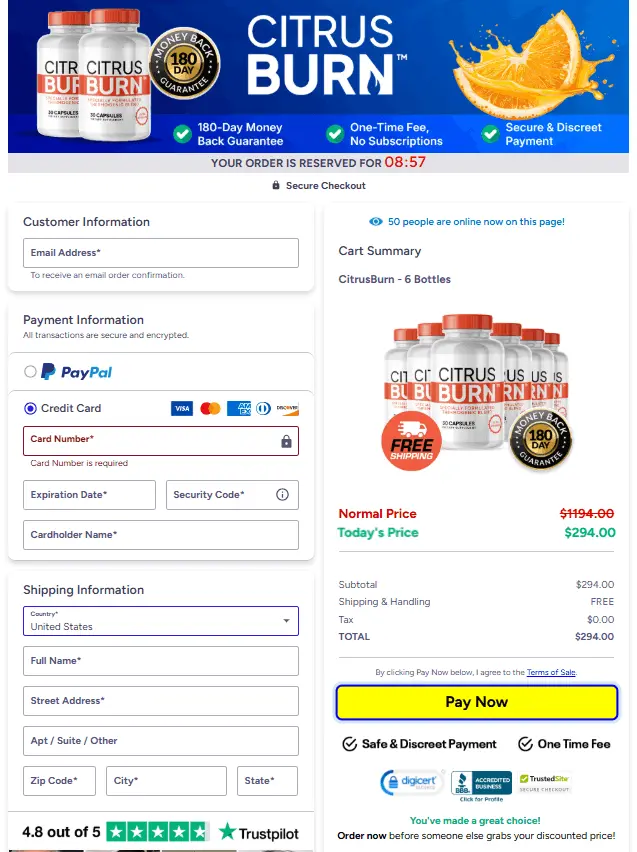 CITRUSBURN Discounted Offer