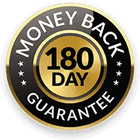 100% Money Back Guarantee - 180 Days